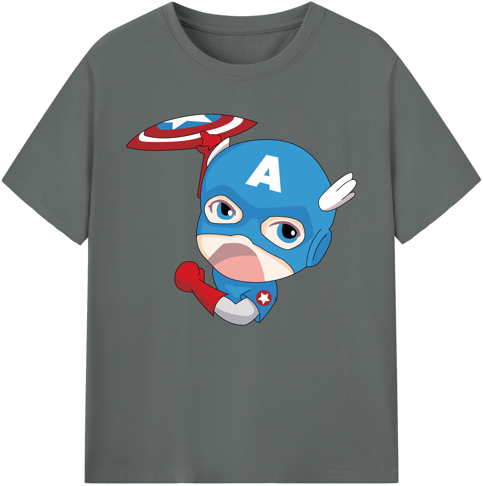 （画像用） アベンジャーズ The Avengers 綿100％ メンズ半袖Tシャツ｜肌触りやわらか＆通気性